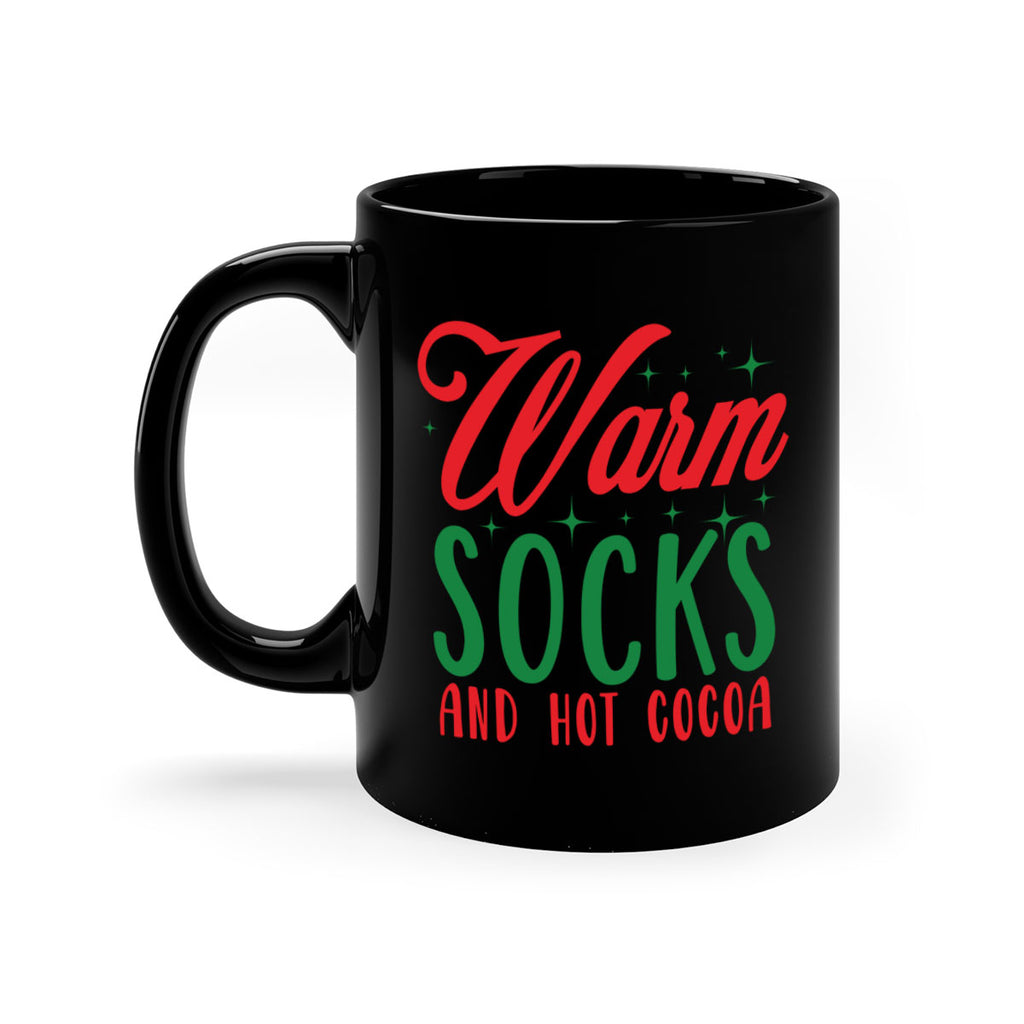 warm socks and hot cocoa style 1226#- christmas-Mug / Coffee Cup