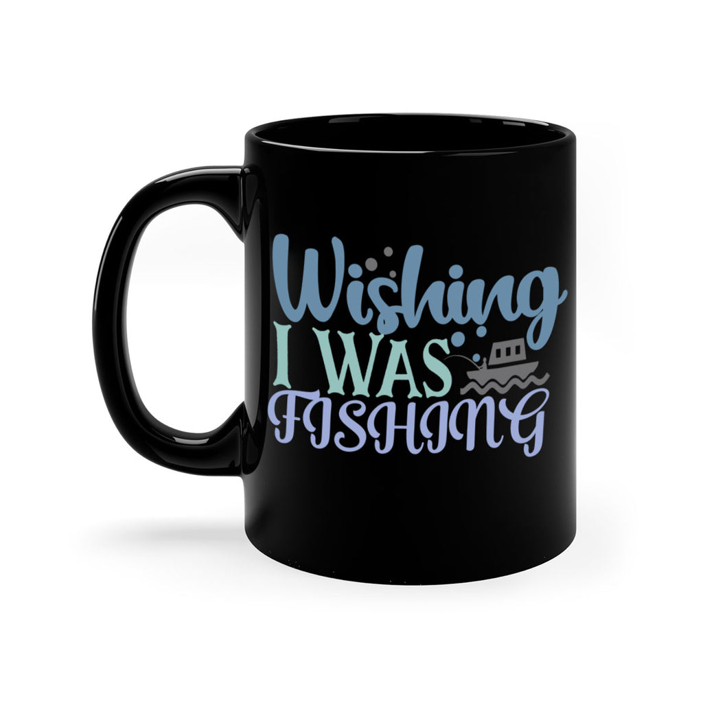 wishing i was fishing 190#- fishing-Mug / Coffee Cup