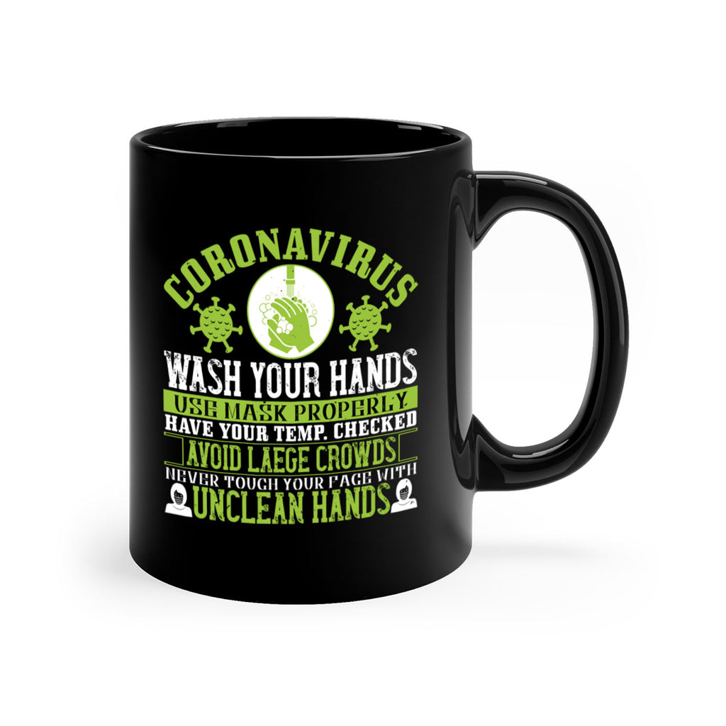 Coronavirus Wash Your Hands Use Style 1#- corona virus-Mug / Coffee Cup