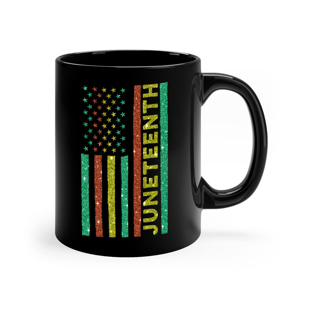 Juneteenth Freedom Day Afro Usa Flag Png 23#- juneteenth-Mug / Coffee Cup
