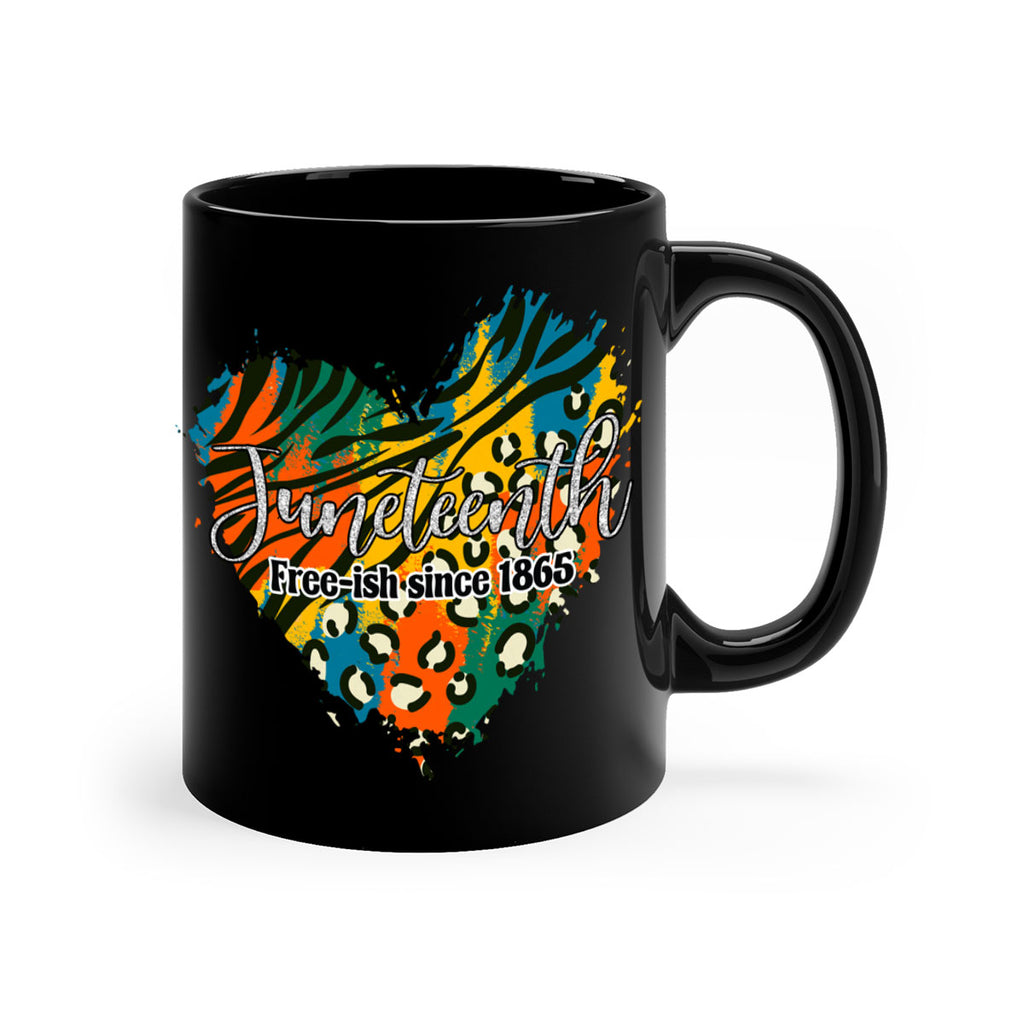 Juneteenth Freeish Since 1865 Heart Png 38#- juneteenth-Mug / Coffee Cup