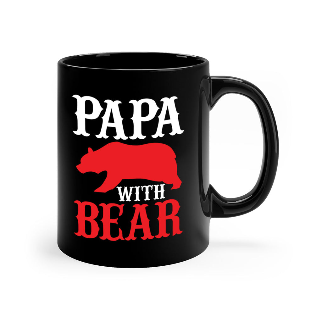 PAPA WITH BEAR 111#- grandpa-Mug / Coffee Cup