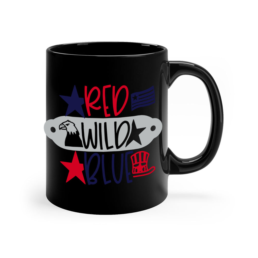 Red Wild Blue Style 171#- 4th Of July-Mug / Coffee Cup