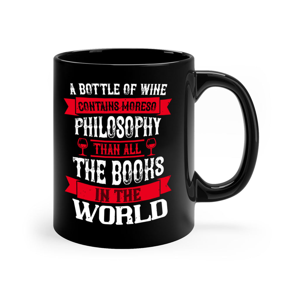 a bottle of wine contains moreso 96#- wine-Mug / Coffee Cup
