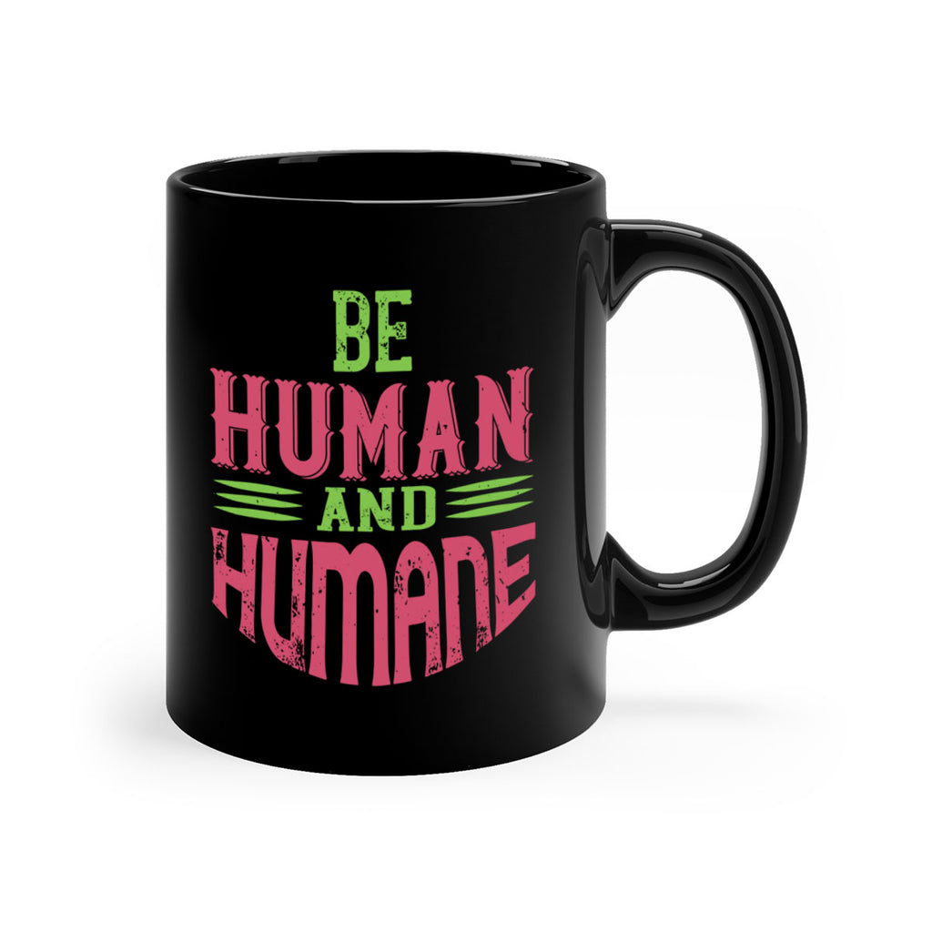 be human and humane 83#- vegan-Mug / Coffee Cup