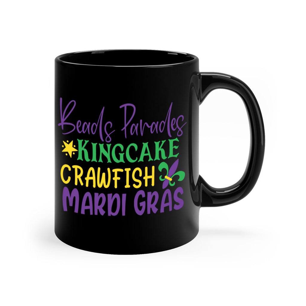 beads parades kingcake crawfish mardi gras 85#- mardi gras-Mug / Coffee Cup