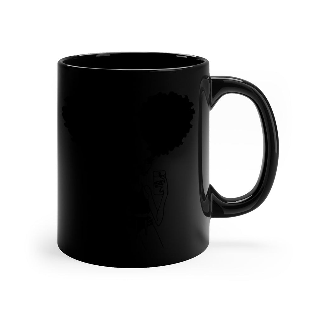 black girl taking mirror selfie  2#- Black women - Girls-Mug / Coffee Cup