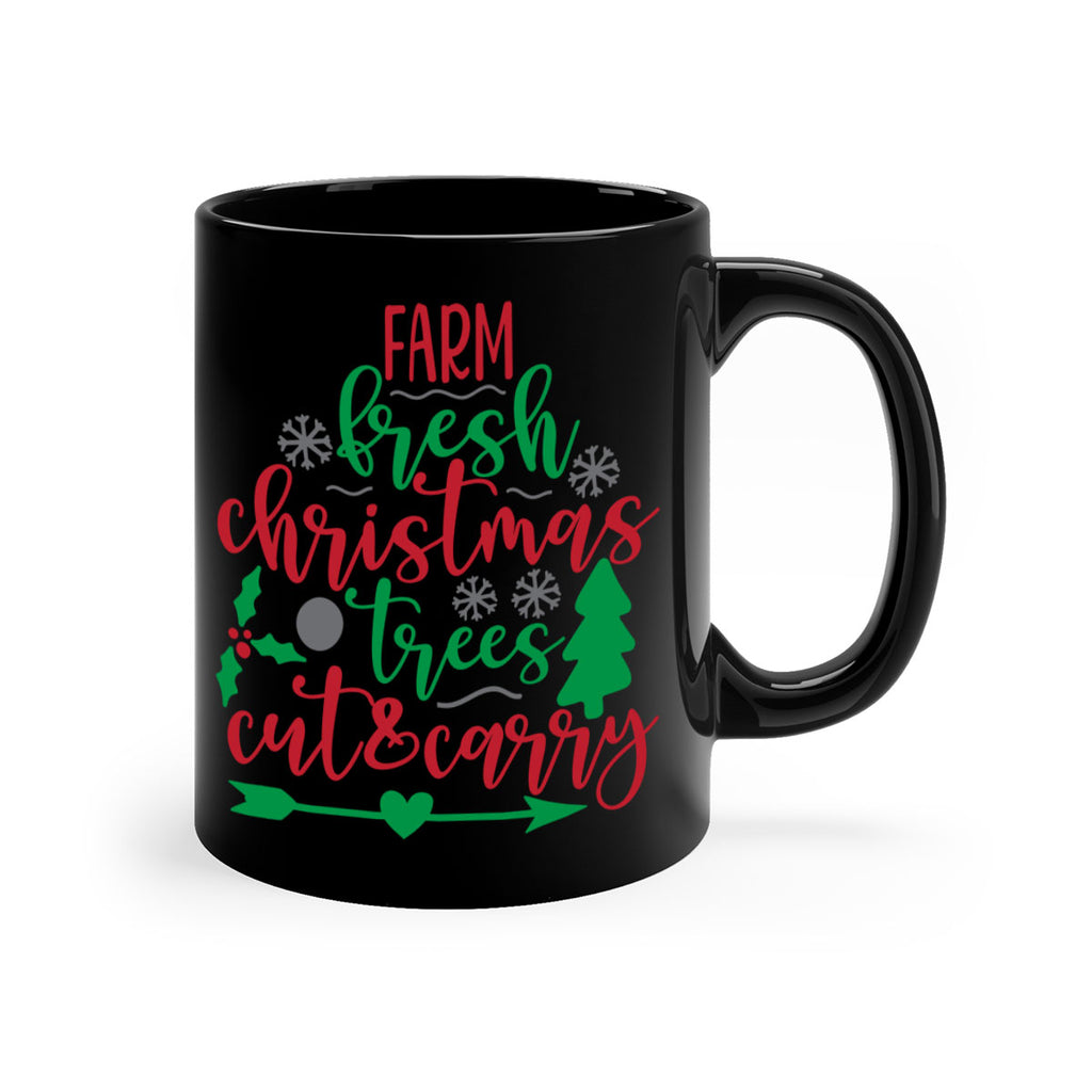 farm fress christmas trees style 208#- christmas-Mug / Coffee Cup