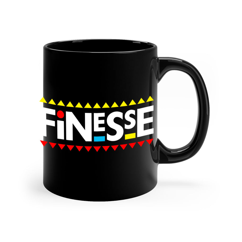 finesse 155#- black words - phrases-Mug / Coffee Cup