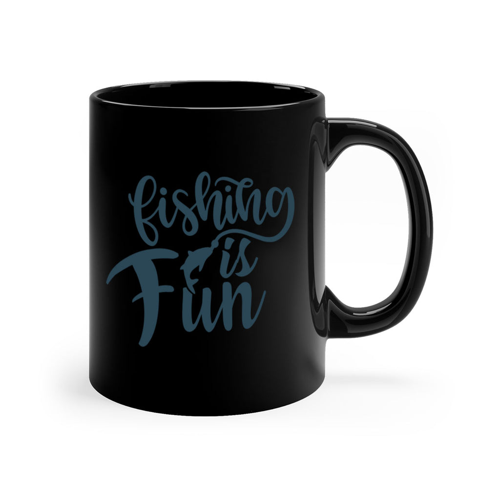 fishing is fun 147#- fishing-Mug / Coffee Cup
