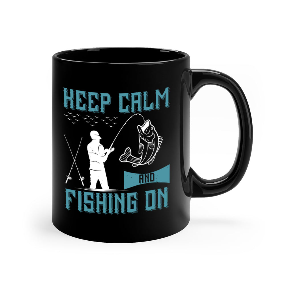 keep calm and fishing on 248#- fishing-Mug / Coffee Cup