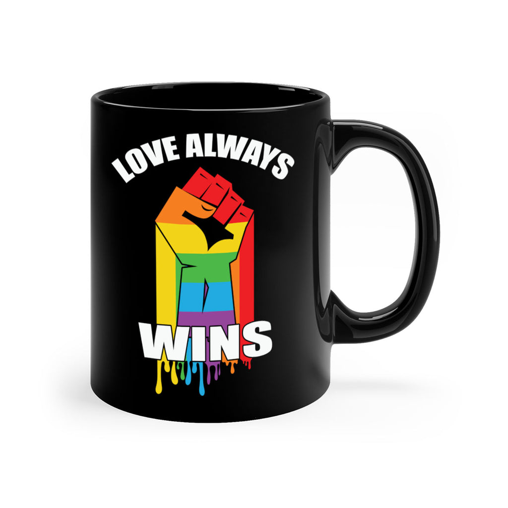 love always wins lgbt fist lgbt 87#- lgbt-Mug / Coffee Cup