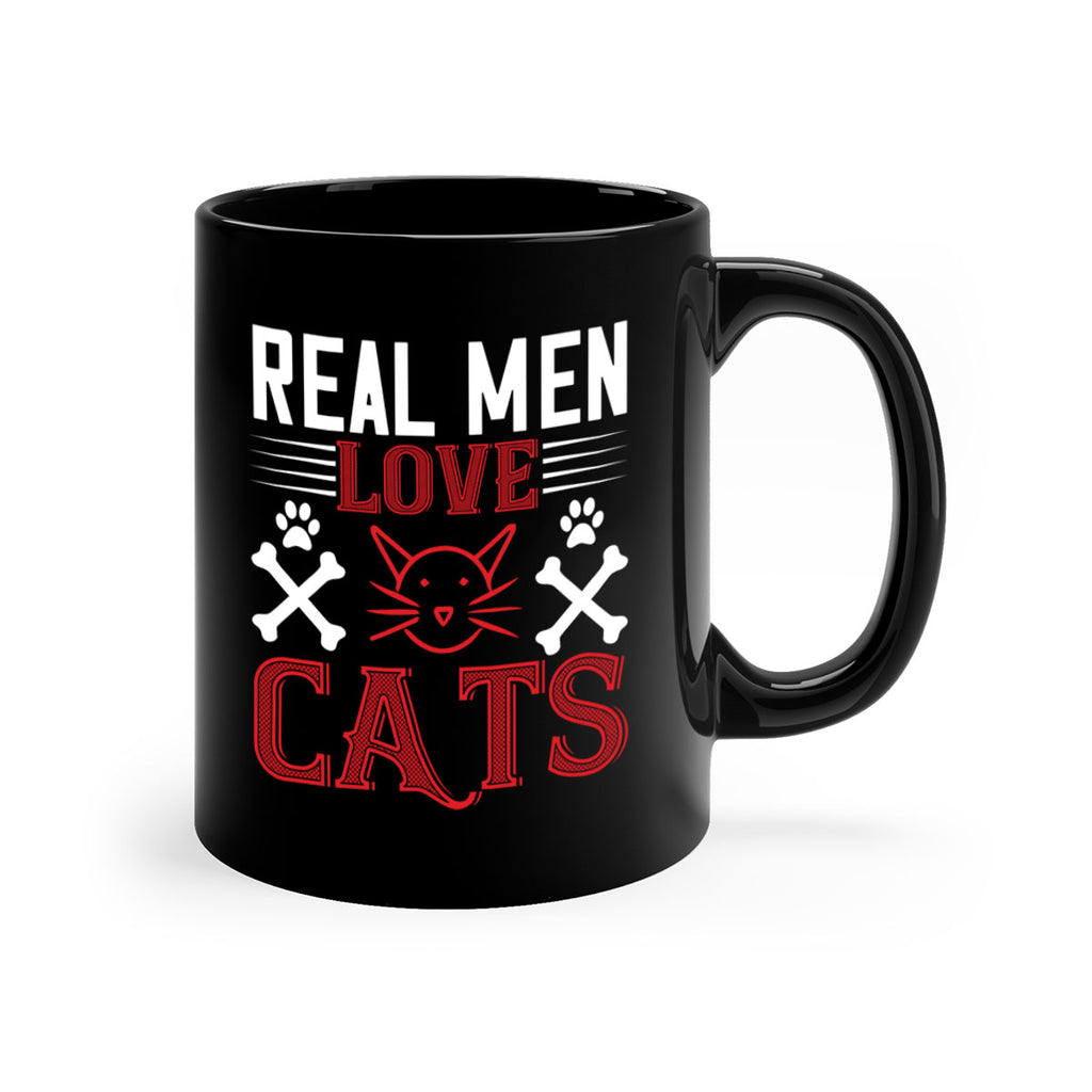 real man love cats Style 113#- cat-Mug / Coffee Cup