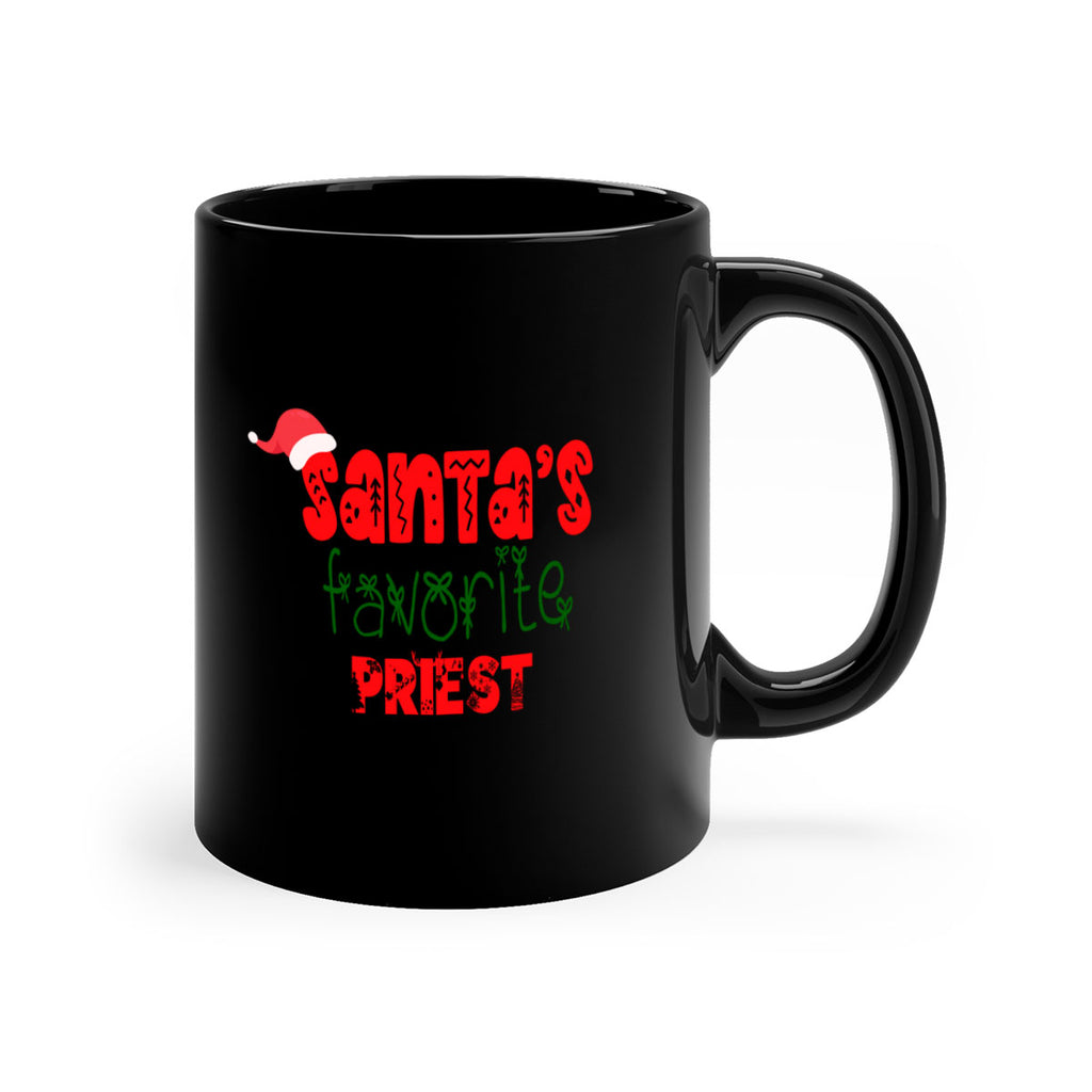santas favorite priest style 1036#- christmas-Mug / Coffee Cup