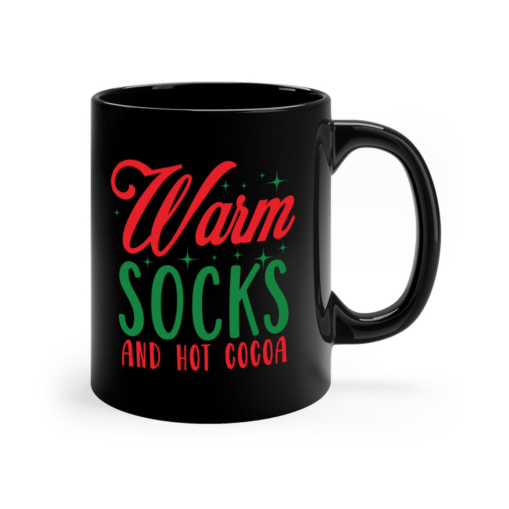 warm socks and hot cocoa style 1226#- christmas-Mug / Coffee Cup