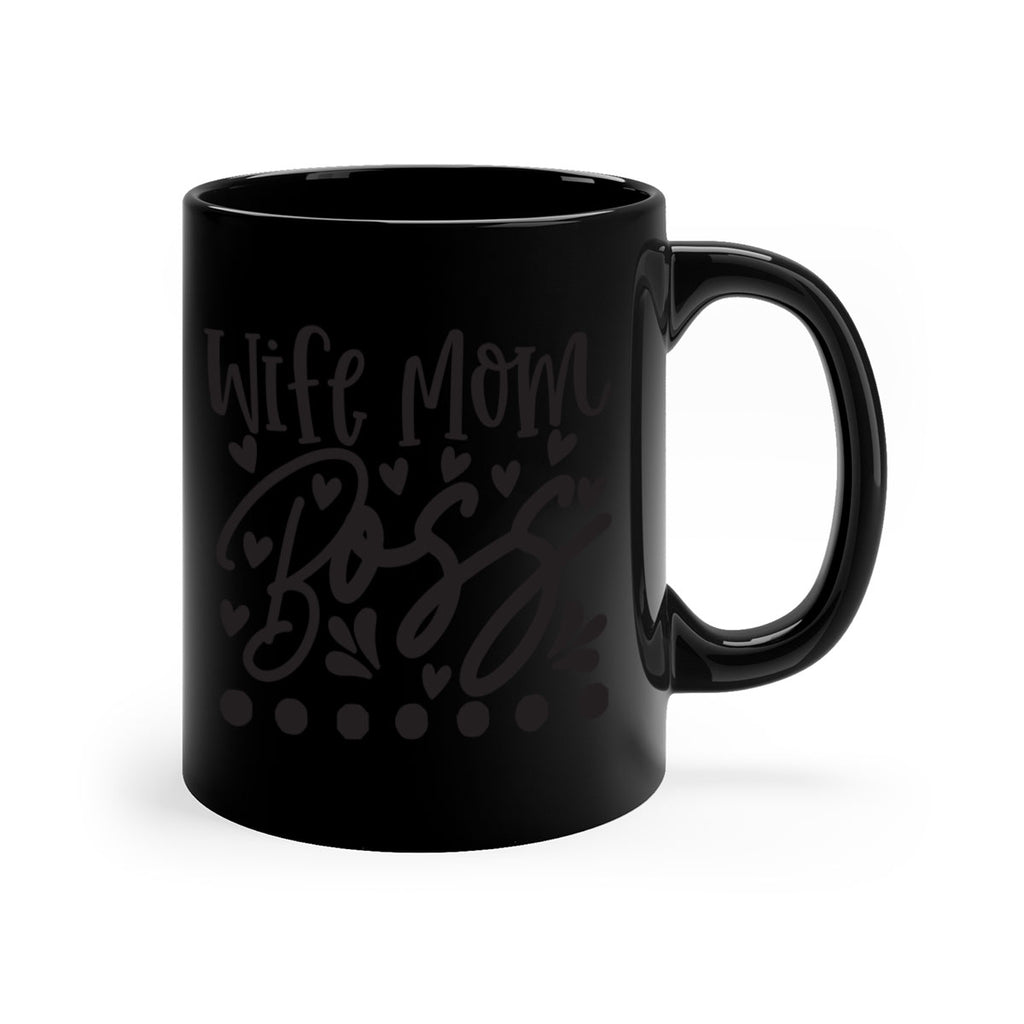 wife mom boss 358#- mom-Mug / Coffee Cup