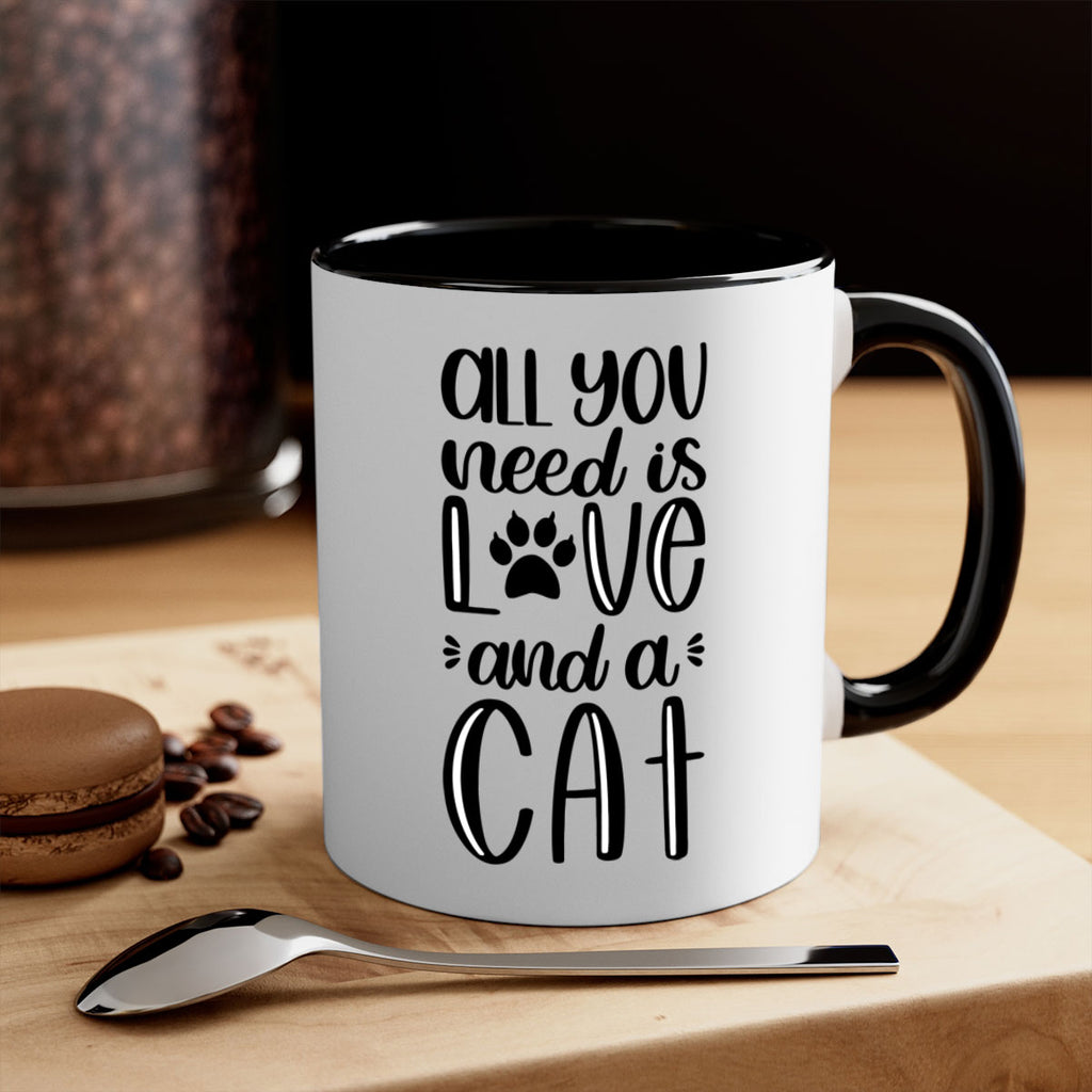 All You Need Is Love And A Cat Style 76#- cat-Mug / Coffee Cup