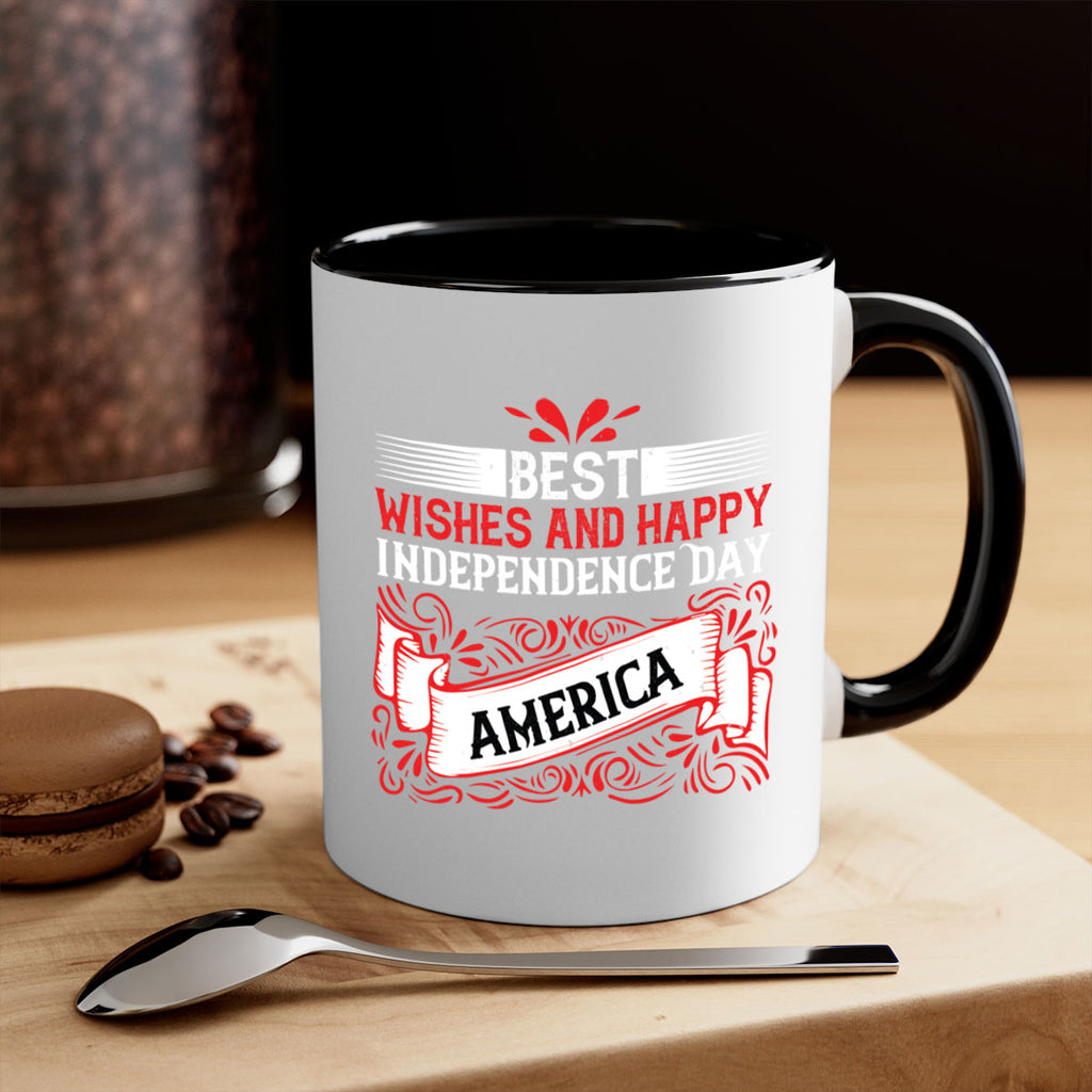 Best wishes and happy Independence Day america Style 86#- 4th Of July-Mug / Coffee Cup