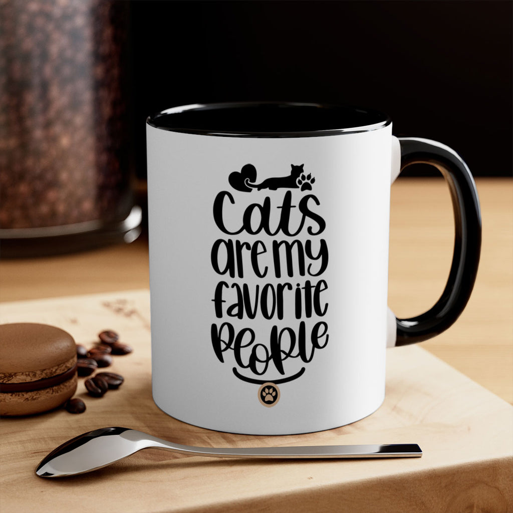 Cats Are My Favorite People Style 89#- cat-Mug / Coffee Cup