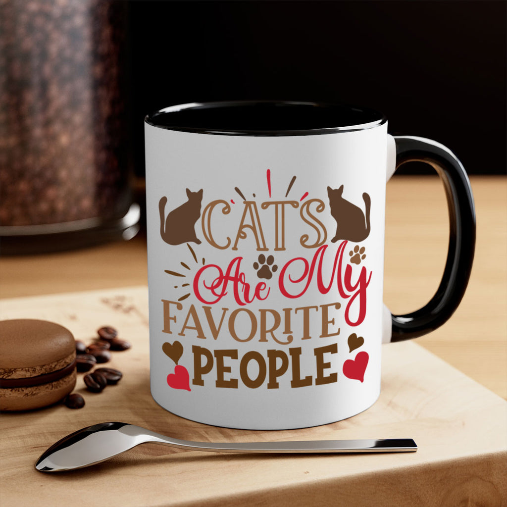 Cats Are My Favorite People Style 8#- cat-Mug / Coffee Cup
