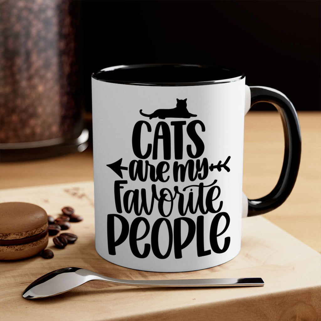 Cats Are My Favorite People Style 90#- cat-Mug / Coffee Cup