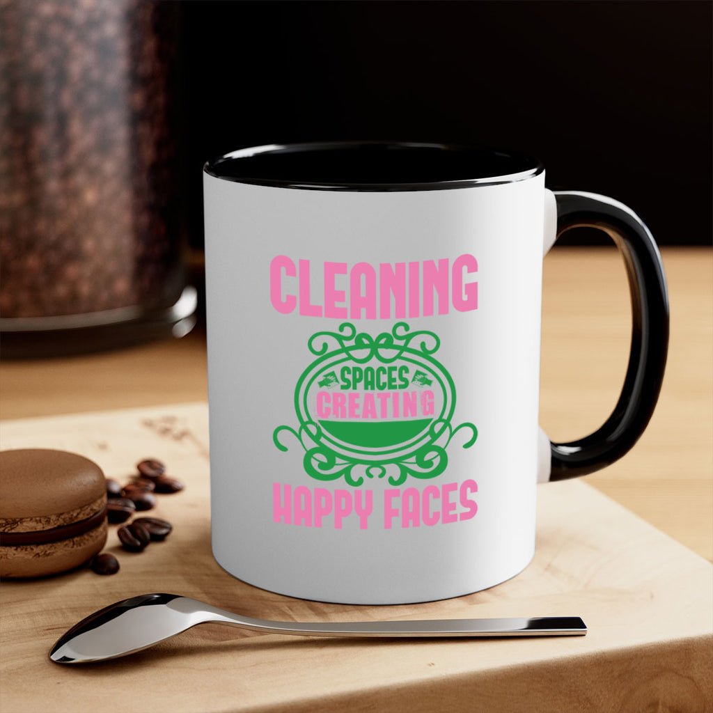 Cleaning spaces creating happy faces Style 41#- cleaner-Mug / Coffee Cup