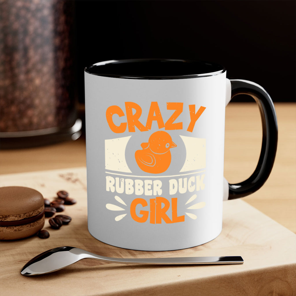 Crazy Rubber Duck Girl Style 4#- duck-Mug / Coffee Cup