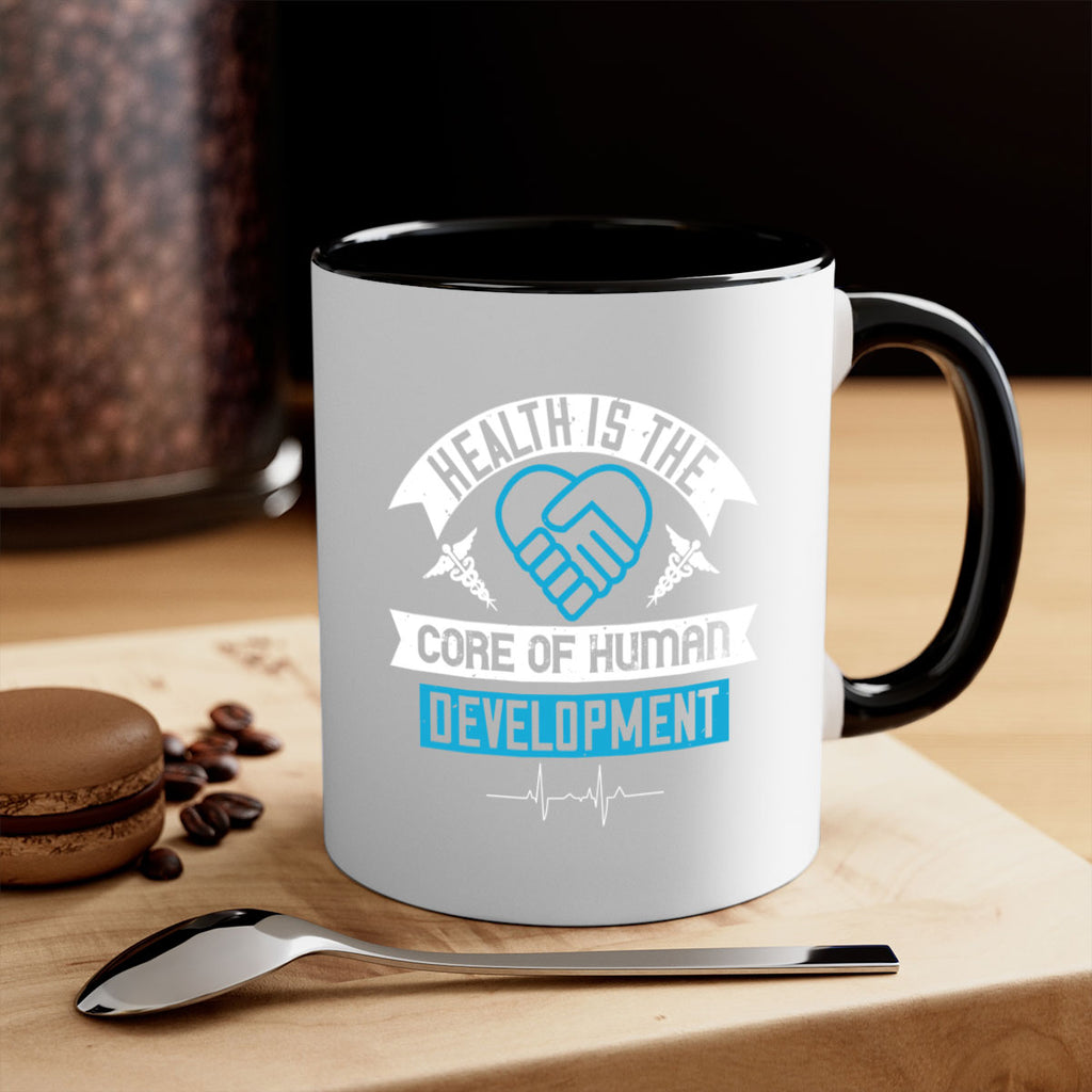 Health is the core of human development Style 41#- World Health-Mug / Coffee Cup