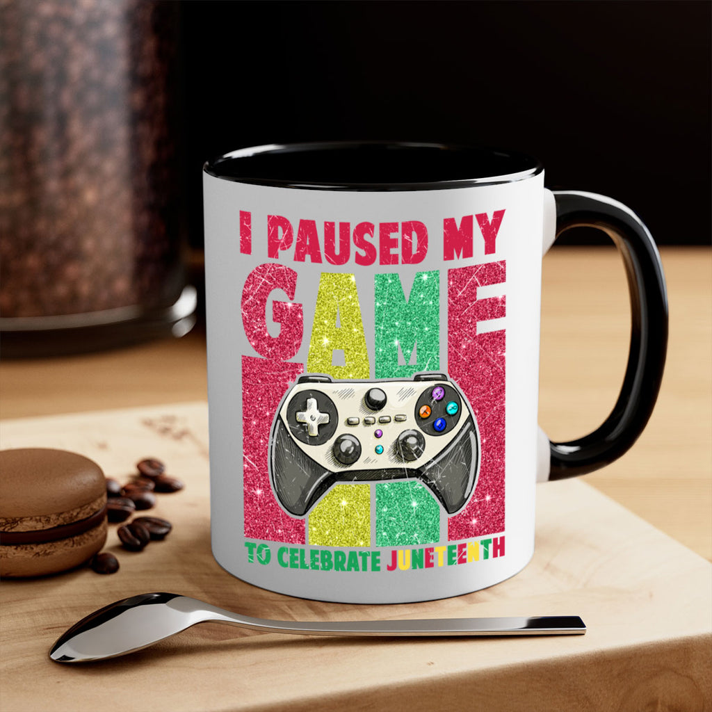 I Paused My Game To Celebrate Juneteeth 1#- juneteenth-Mug / Coffee Cup