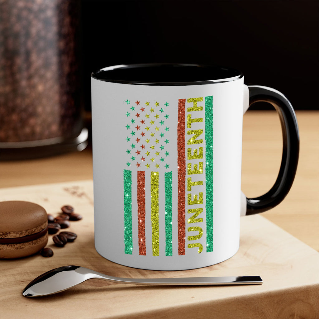 Juneteenth Freedom Day Afro Usa Flag Png 23#- juneteenth-Mug / Coffee Cup