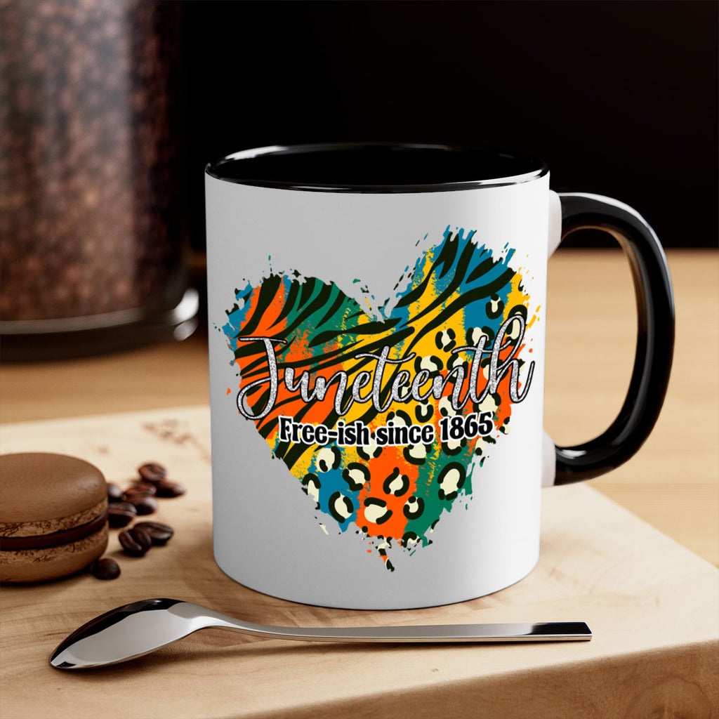 Juneteenth Freeish Since 1865 Heart Png 38#- juneteenth-Mug / Coffee Cup