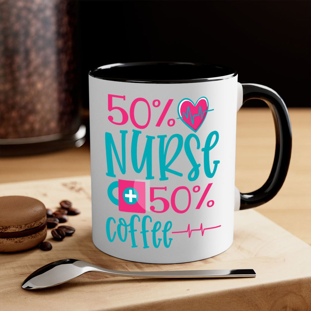 Percent Nurse Percent Coffee Style 395#- nurse-Mug / Coffee Cup