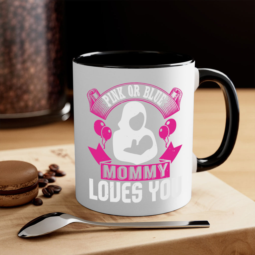 Pink or Blue Monny Loves You Style 178#- baby2-Mug / Coffee Cup