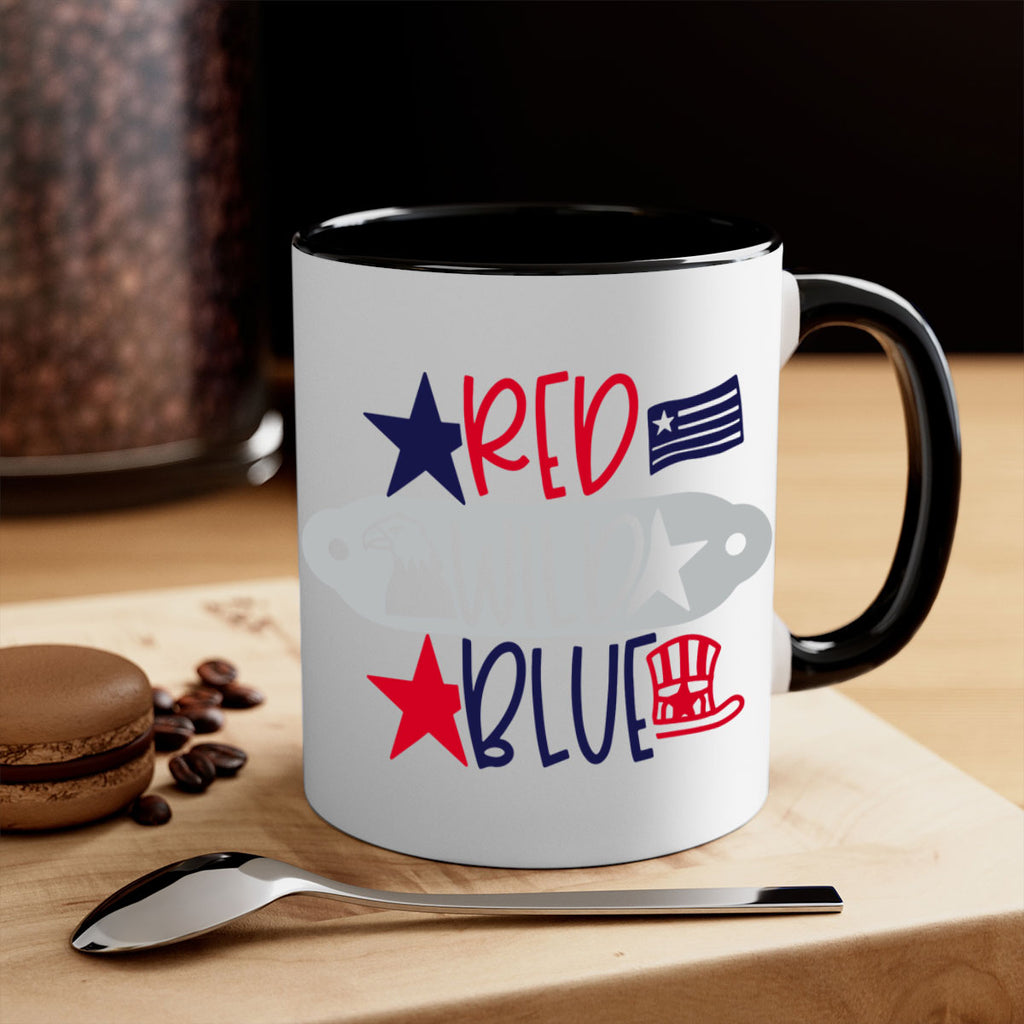 Red Wild Blue Style 171#- 4th Of July-Mug / Coffee Cup