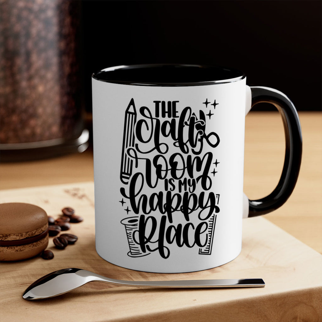 The Craft Room Is My Happy Place 4#- crafting-Mug / Coffee Cup