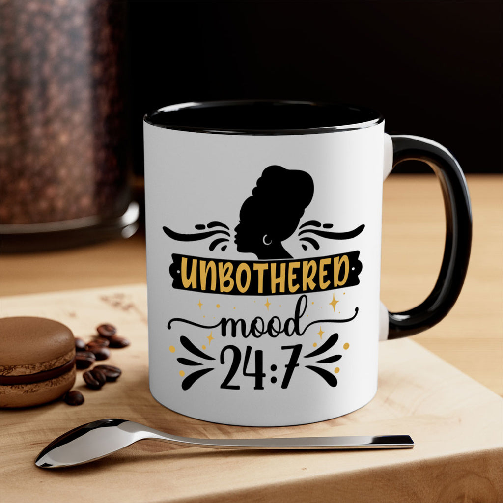 Unbothered mood Style 2#- Black women - Girls-Mug / Coffee Cup
