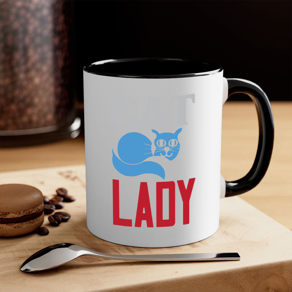 cat lady Style 31#- cat-Mug / Coffee Cup