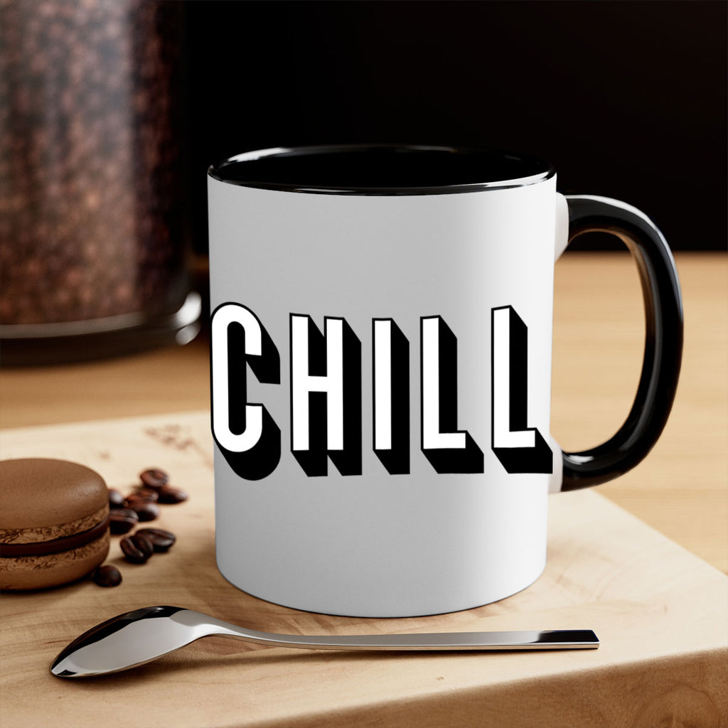 chill netflix 186#- black words - phrases-Mug / Coffee Cup