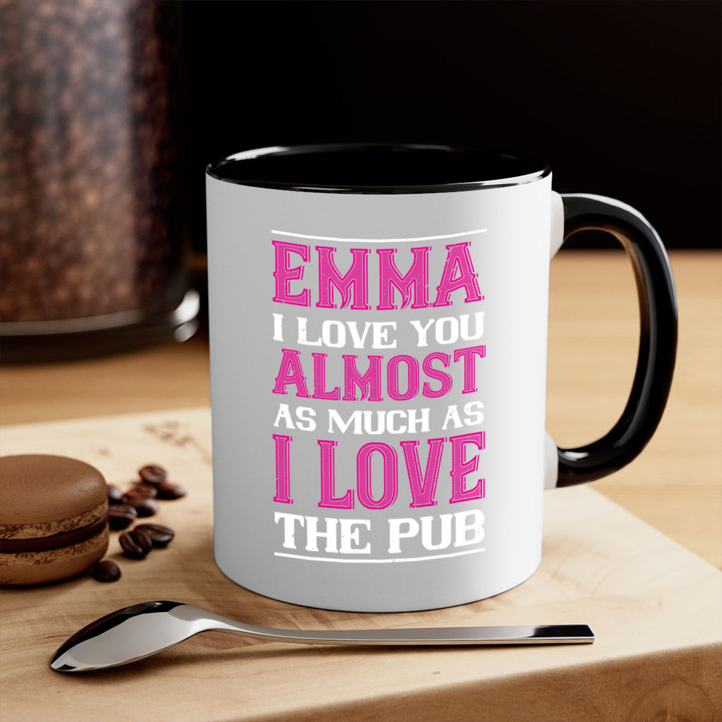 emma i love you almost as much as 63#- valentines day-Mug / Coffee Cup