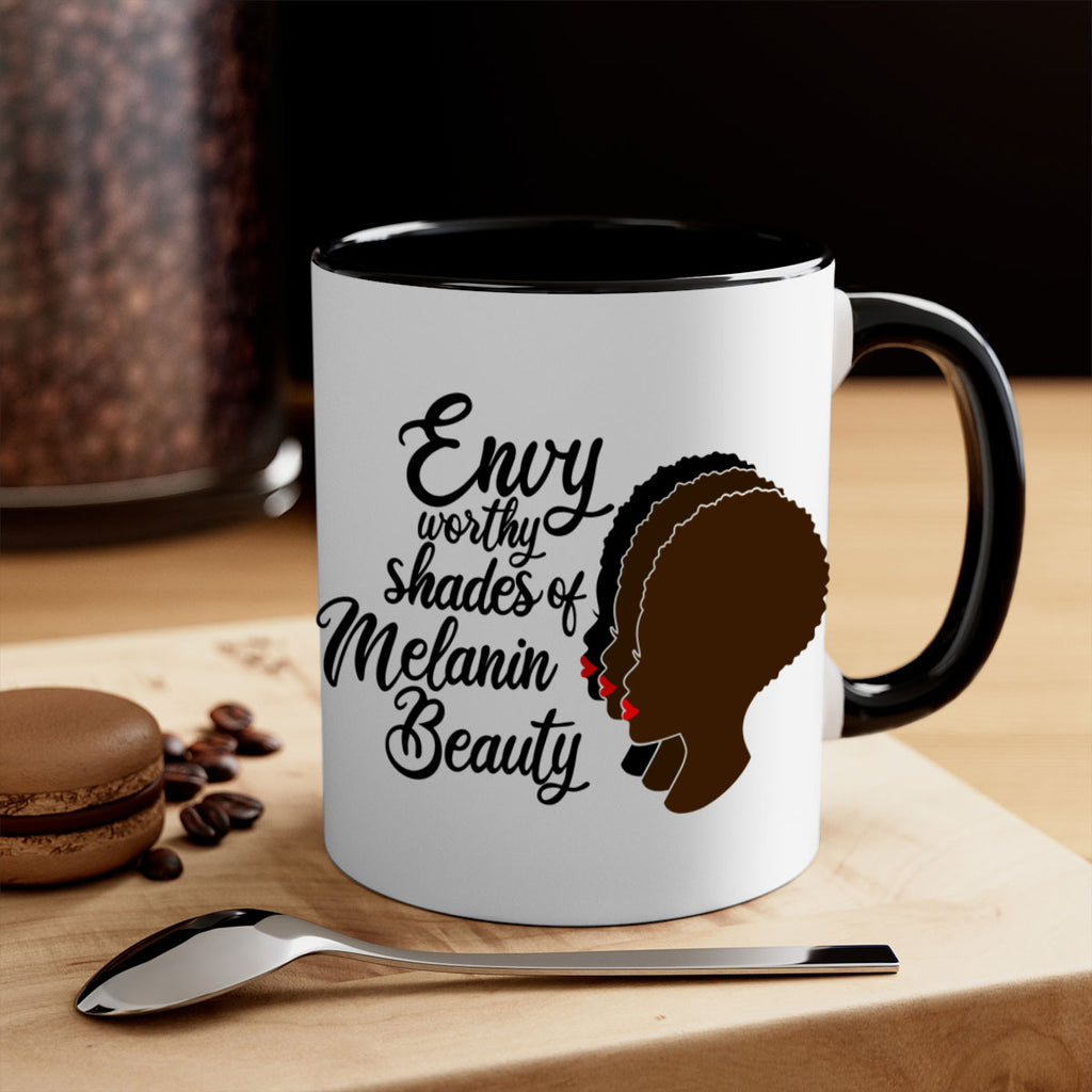 envy worth shades of melanin Style 39#- Black women - Girls-Mug / Coffee Cup