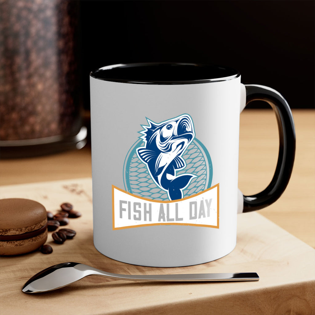 fish all day 277#- fishing-Mug / Coffee Cup