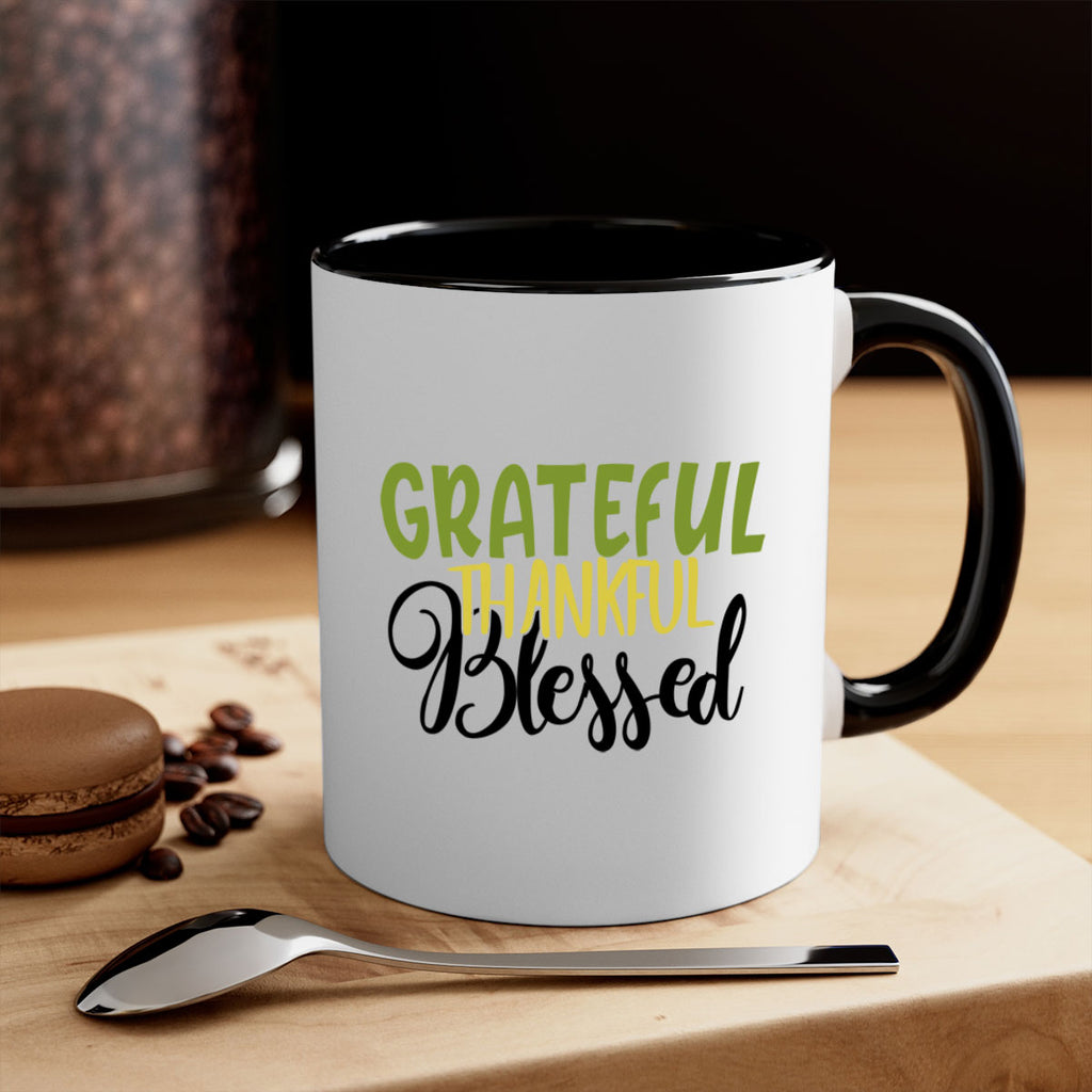 grateful thankful blessed 57#- thanksgiving-Mug / Coffee Cup