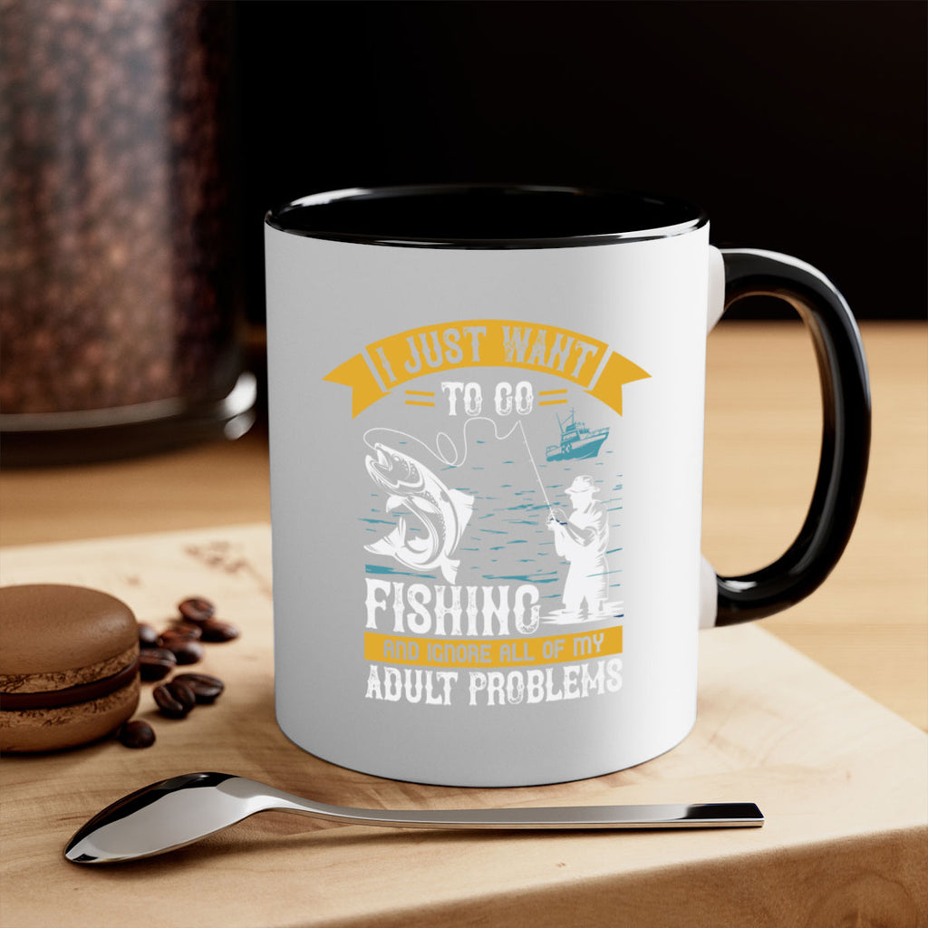 i just want to go fishing and ignore all of my 106#- fishing-Mug / Coffee Cup