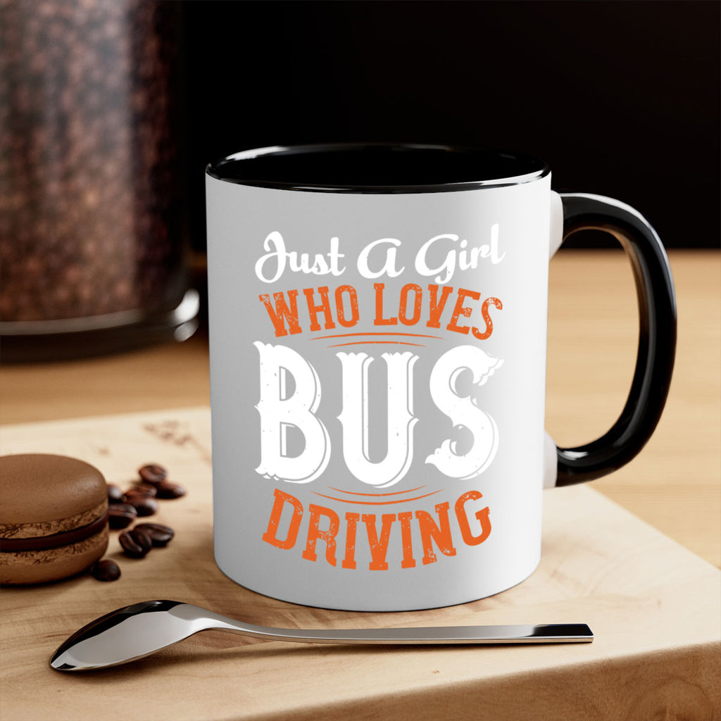 just a girl who loves bus driving Style 23#- bus driver-Mug / Coffee Cup