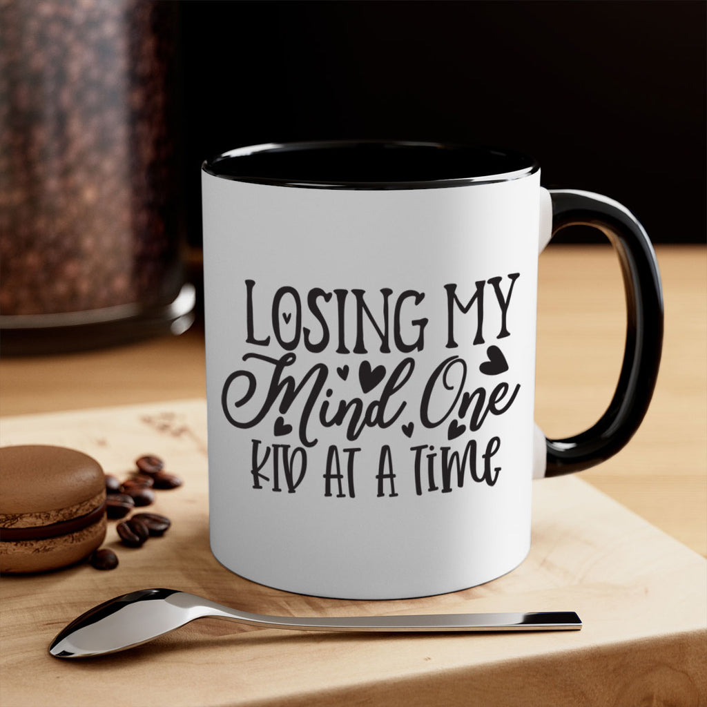 losing my mind one kid at a time 386#- mom-Mug / Coffee Cup