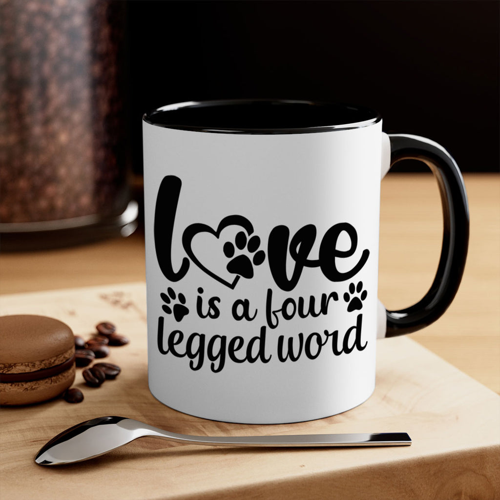 love is a four legged word Style 74#- Dog-Mug / Coffee Cup