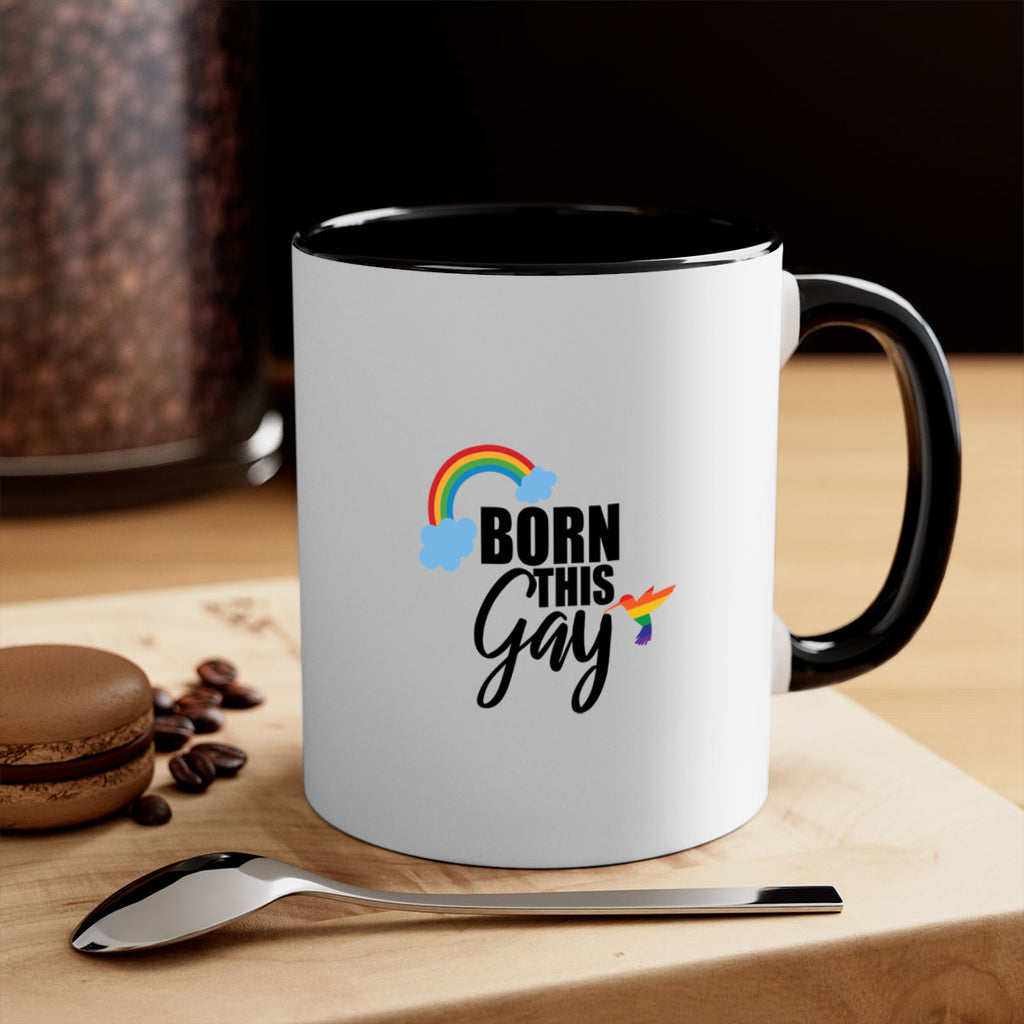 pride born this gay 68#- lgbt-Mug / Coffee Cup