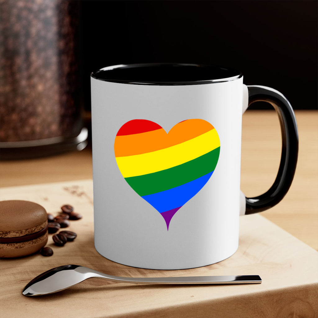 rainbow hear 8#- lgbt-Mug / Coffee Cup