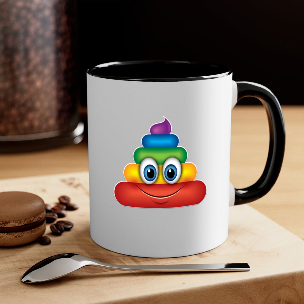 rainbow poop emoji 4#- lgbt-Mug / Coffee Cup