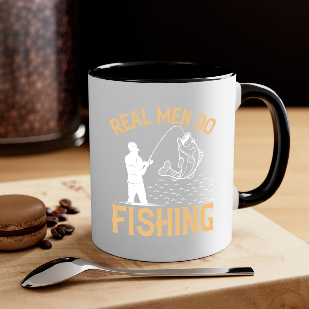 real men do fishing 240#- fishing-Mug / Coffee Cup